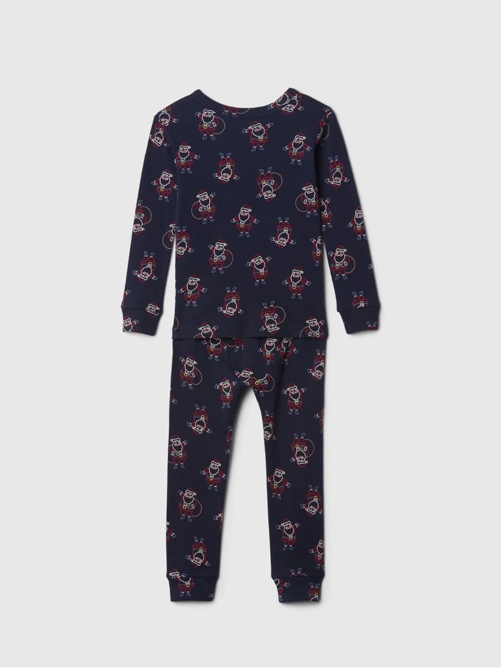 🆕 RESERVED VNTD babyGap GAP Baby Organic Brushed Cotton PJ Set Santa 0-3M